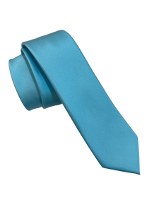 FX Fusion Turquoise Skinny Tie