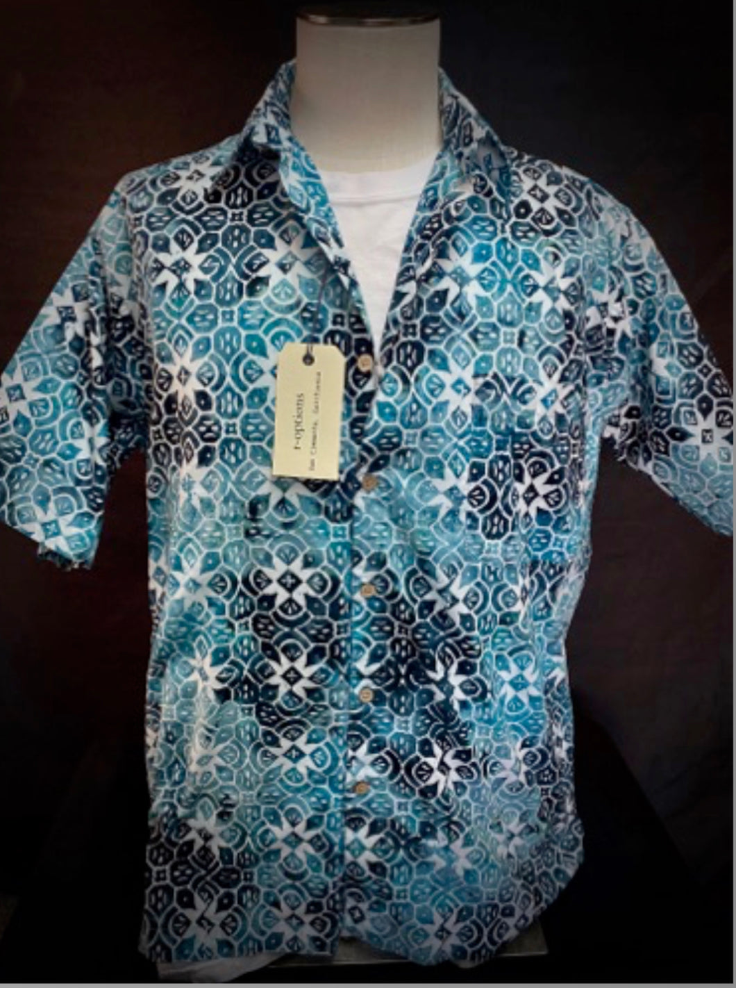 ROptions Short Sleeve Batik Sport Shirt