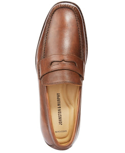 Johnston & Murphy AINSWORTH Penny Loafer - Mahogany 20-7796