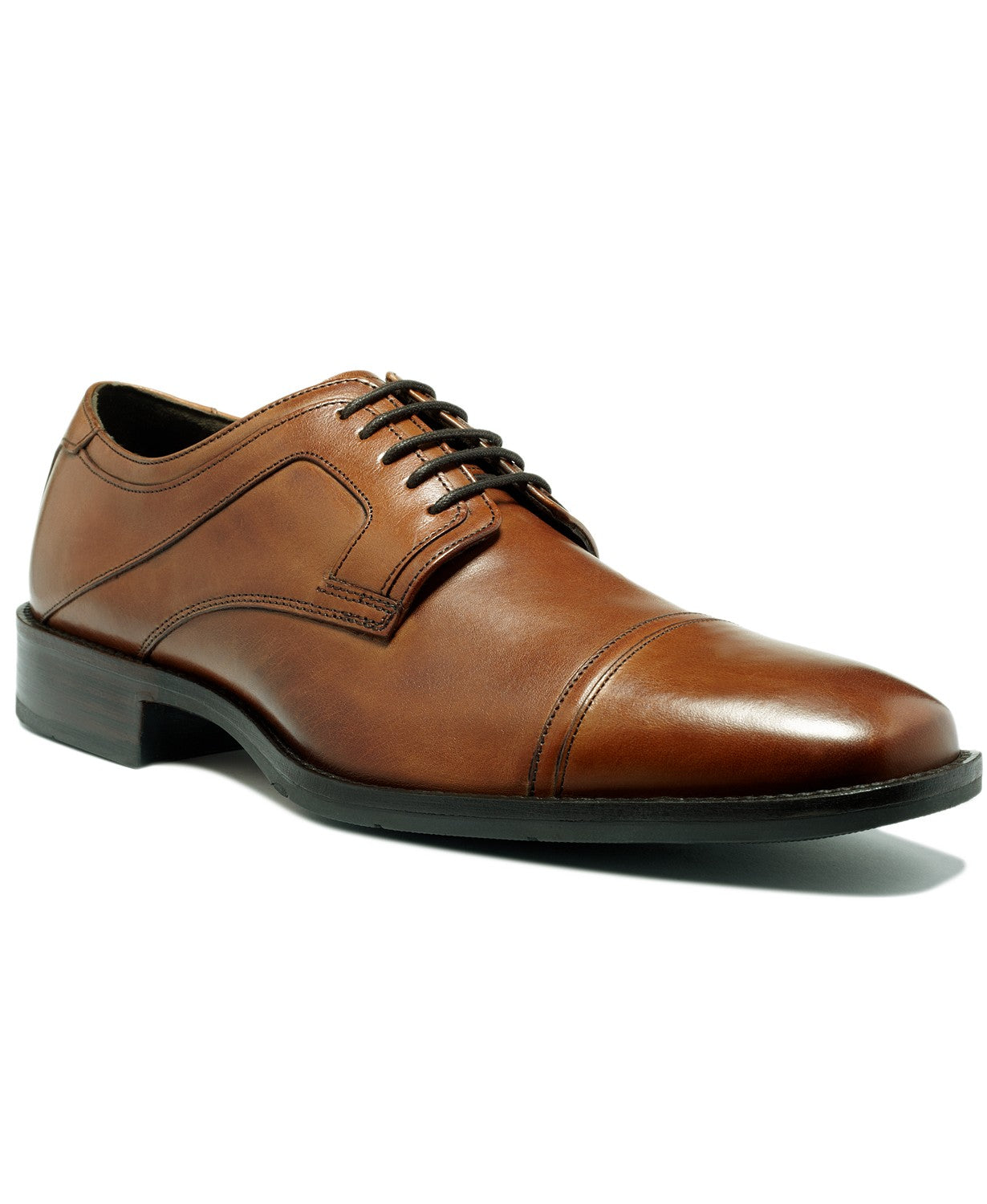 Johnston Murphy LARSEY Cap Toe Oxford Tan 201276